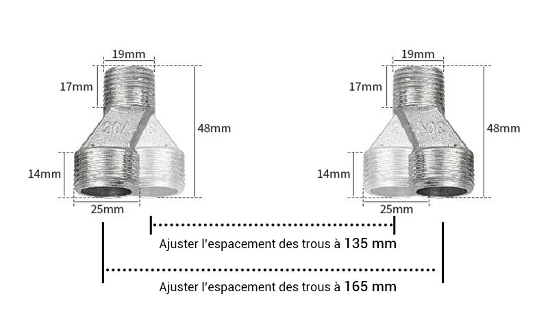 Mitigeur douche mécanique