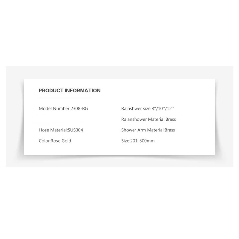 Colonne de douche en cuivre minimaliste