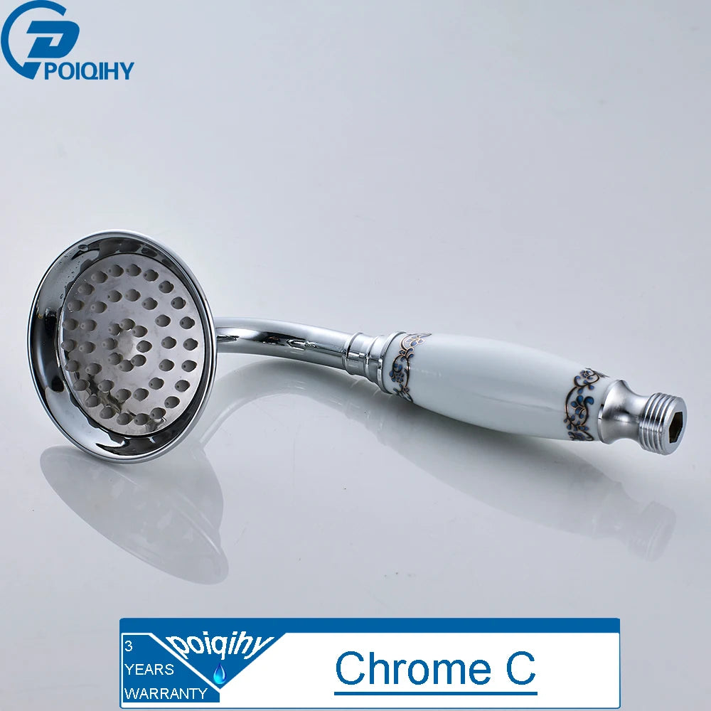 Pommeau de douche anti calcaire rétro