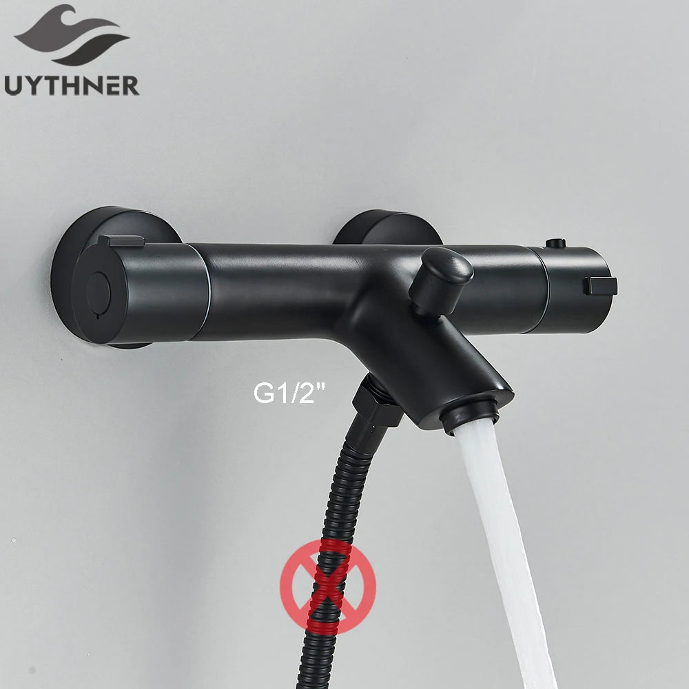 Mitigeur thermostatique bec long