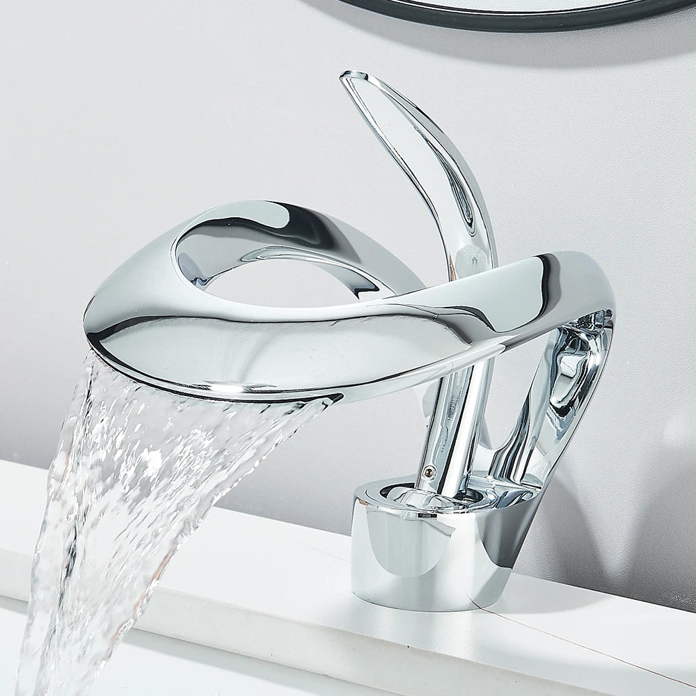 Mitigeur lavabo contemporain