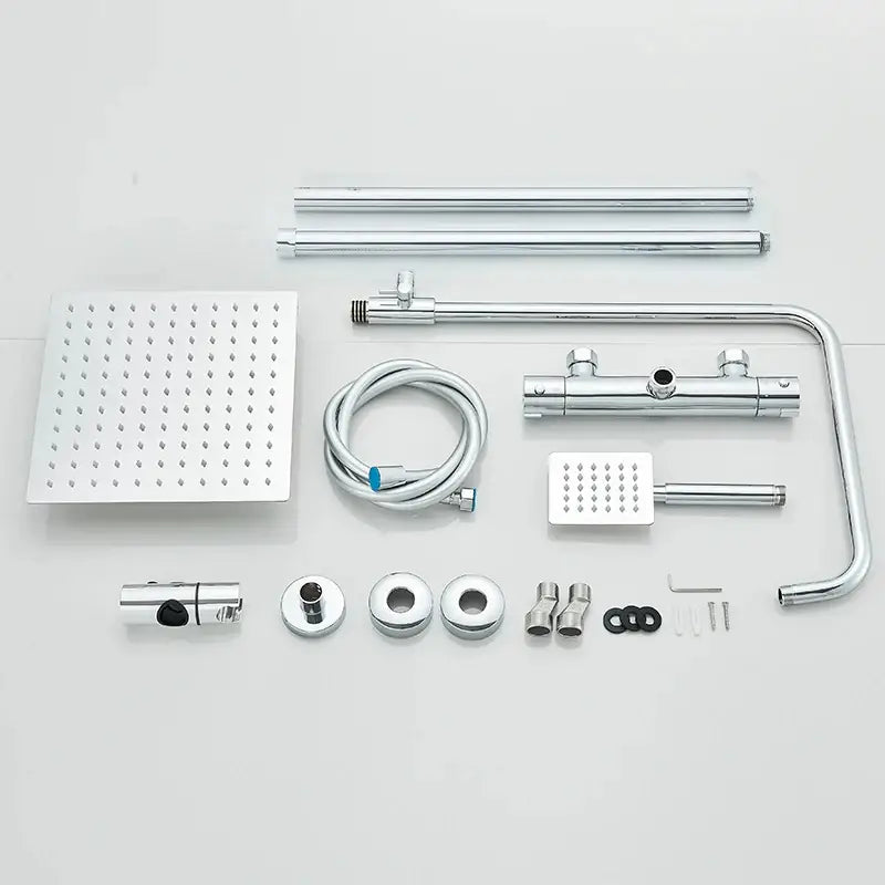 Colonne de douche pour baignoire effet pluie - Chrome