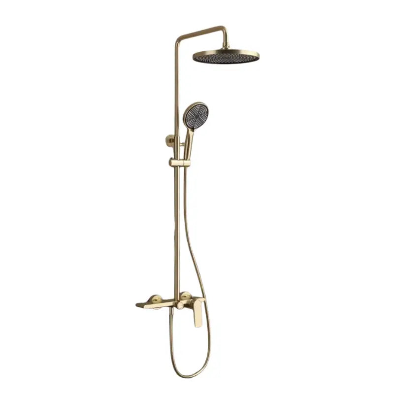 Colonne de douche pour baignoire pommeau arrondi