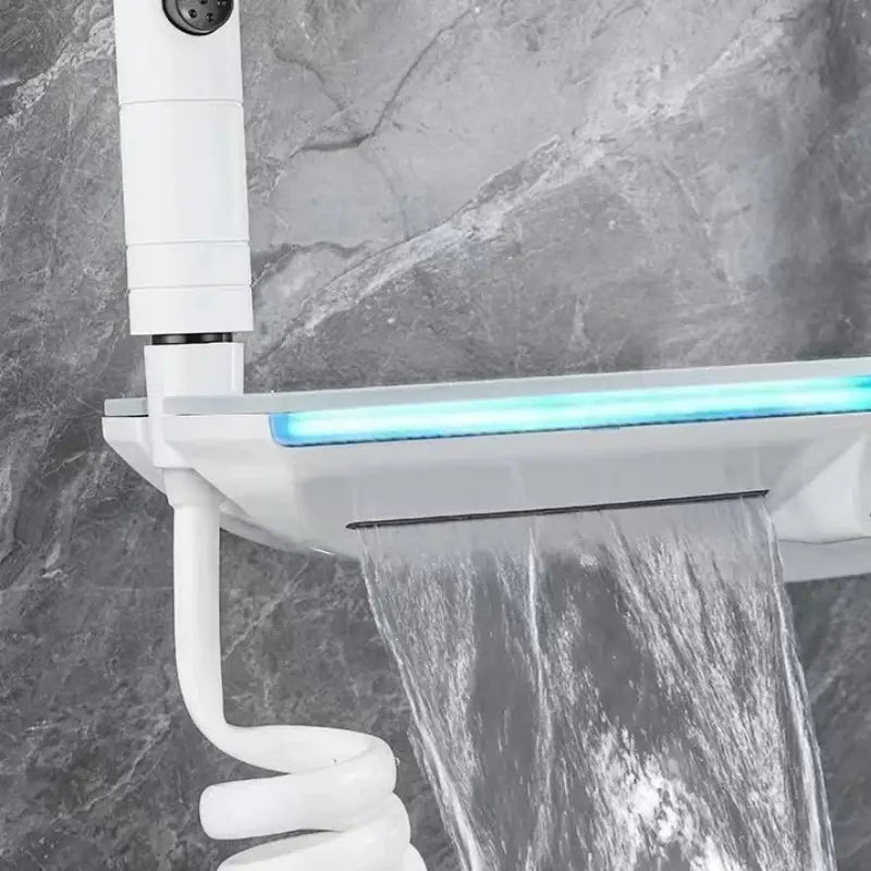 Colonne de douche blanche LED - Blanc