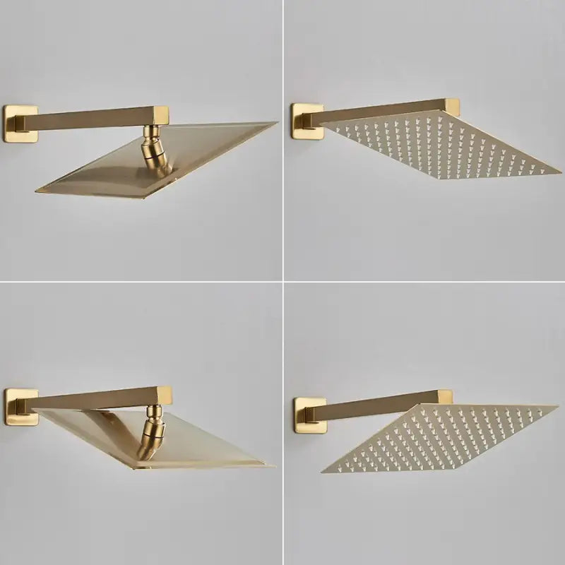 Colonne de douche carrée avec pluie de ciel