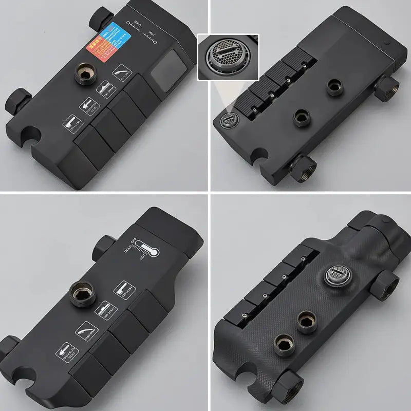 Colonne de douche carrée présentation numérique