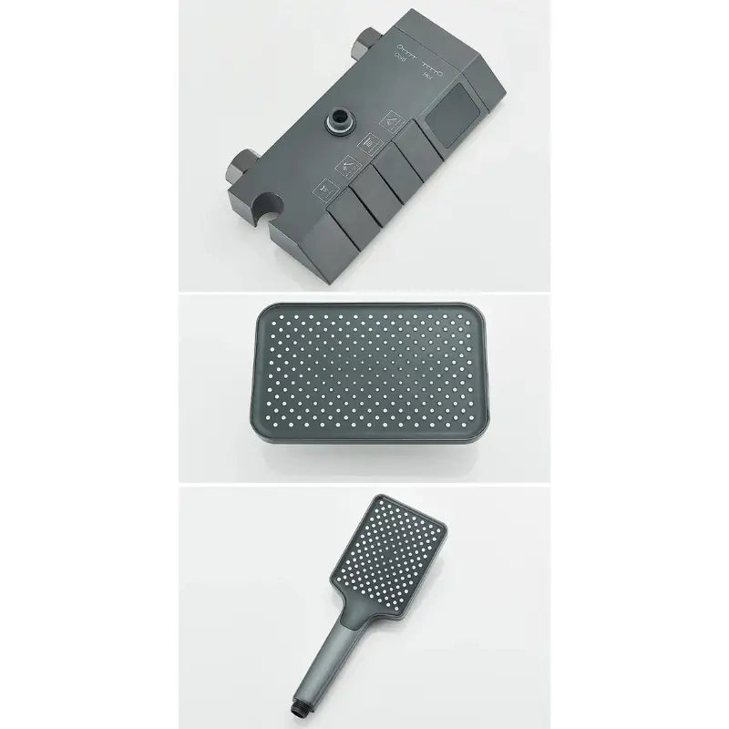 Colonne de douche carrée présentation numérique