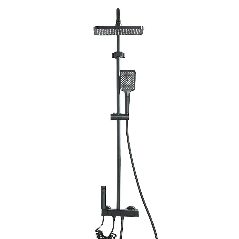 Colonne de douche carrée présentation numérique