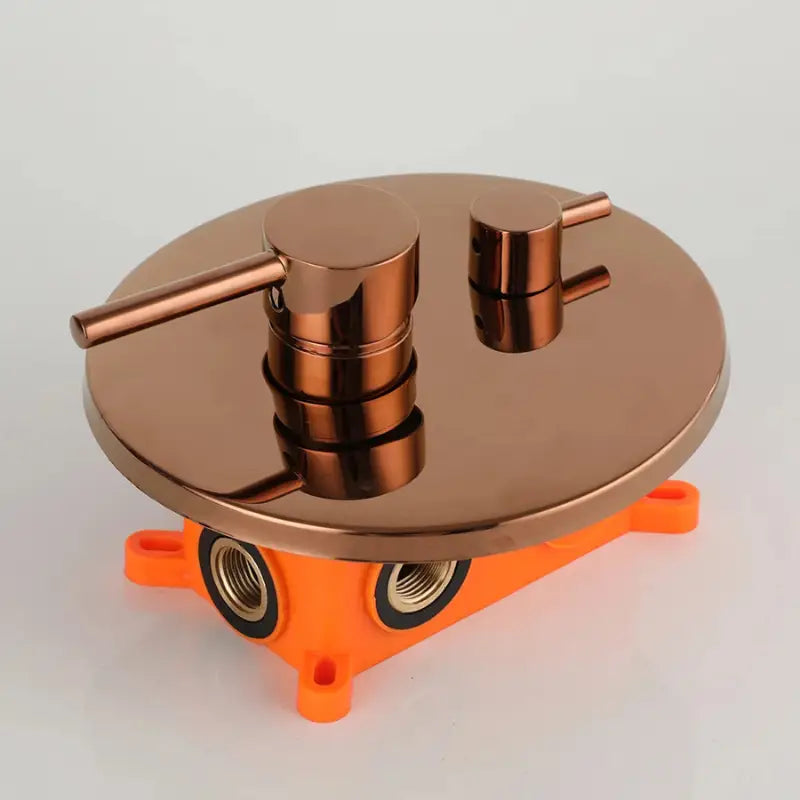 Colonne de douche cuivre pluie - Cuivre