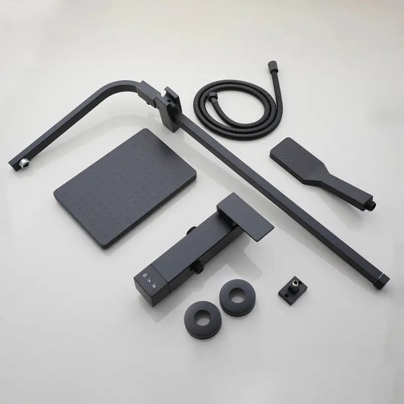 Colonne de douche design réglable - Noir