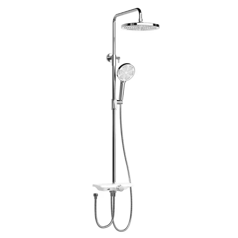 Colonne de douche design avec tablette