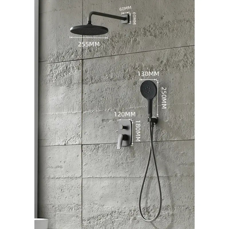 Colonne de douche encastrable laiton