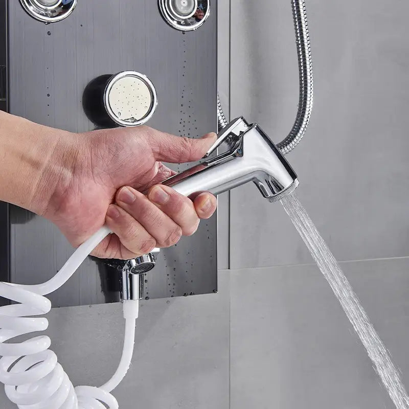 Colonne de douche avec jets hydromassants