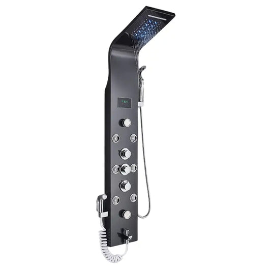 Colonne de douche avec jets hydromassants