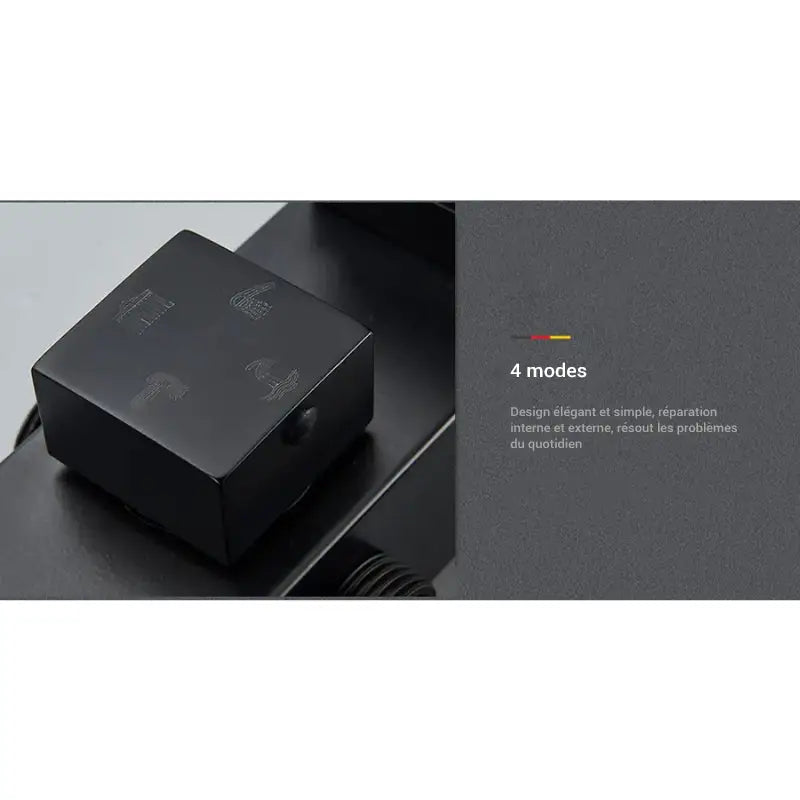 Colonne de douche noire mécanique