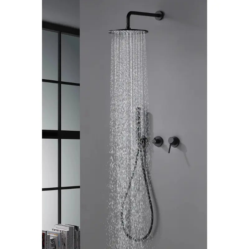 Colonne de douche noire murale
