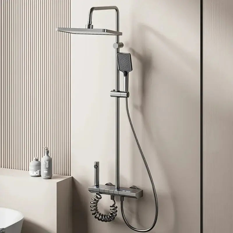 Colonne de douche thermostatique 2 jets