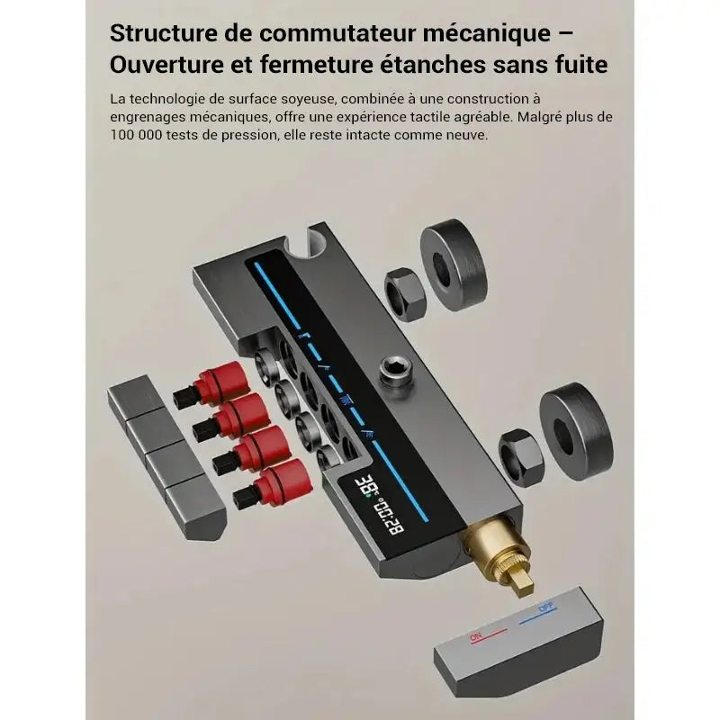 Colonne de douche thermostatique 2 jets