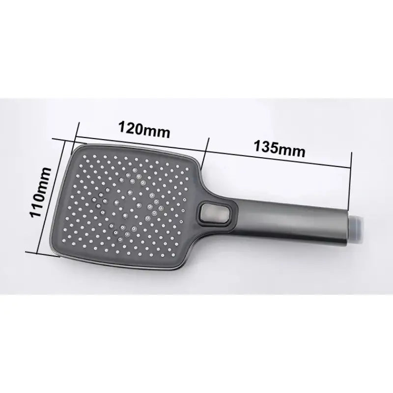 Colonne de douche thermostatique avec tablette - Gris