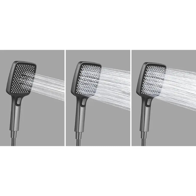 Colonne de douche thermostatique avec tablette - Gris