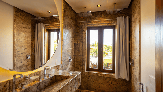 Où va l'eau après la douche ?