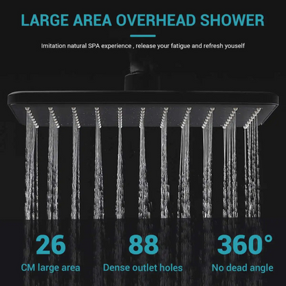 Colonne de douche carrée 4 voies