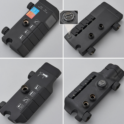 Colonne de douche noire intelligente