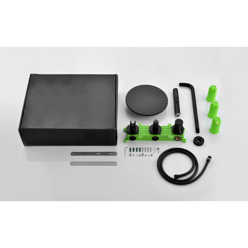 Colonne de douche encastrable style pluie