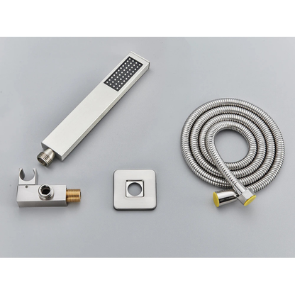 colonne de douche encastrable effet pluie plafond