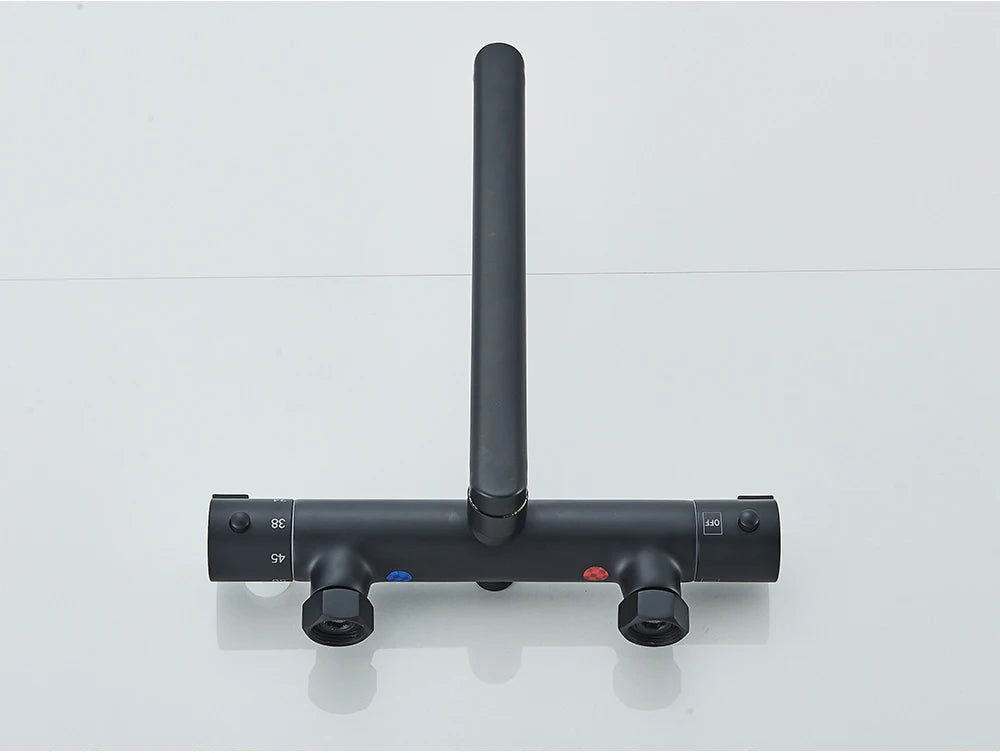 mitigeur thermostatique mural bec haut