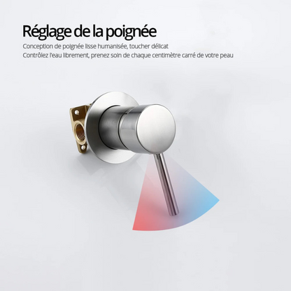 Colonne de douche encastrable double