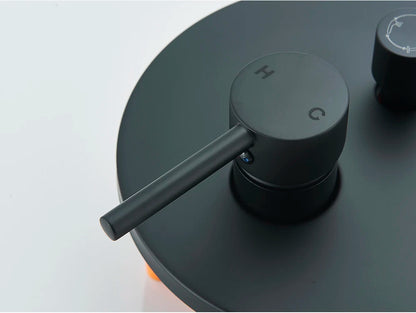 Mitigeur douche encastrable noir