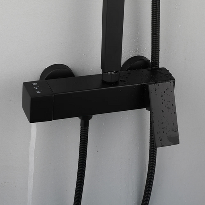 Colonne de douche carrée murale