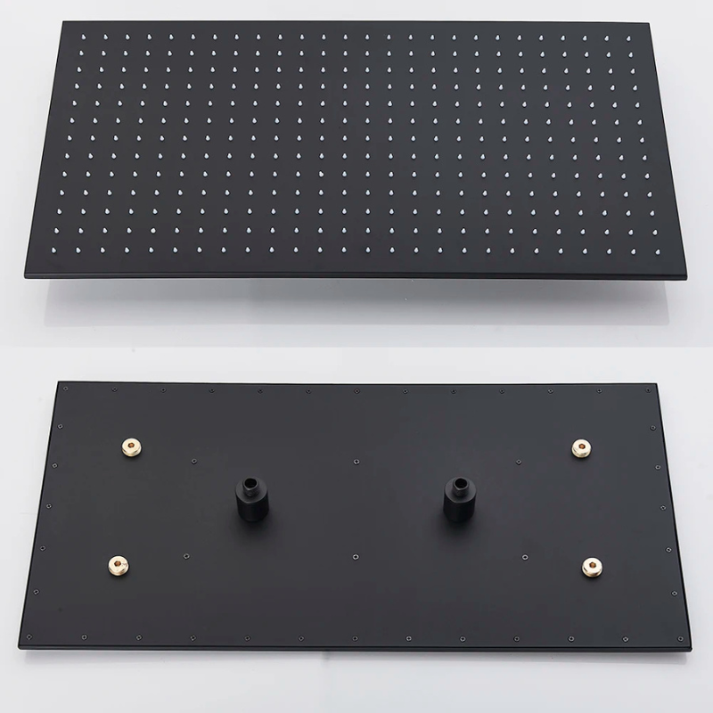 Colonne de douche encastrable avec plafonnier