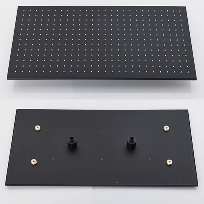 Colonne de douche encastrable avec plafonnier