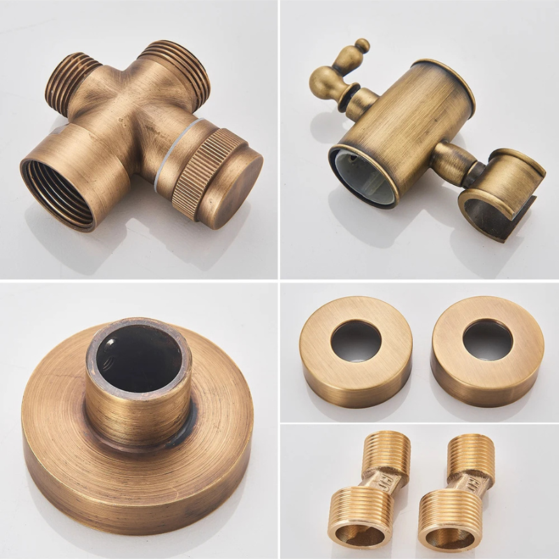 Colonne de douche bronze vintage