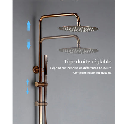 Colonne de douche avec mitigeur pluie
