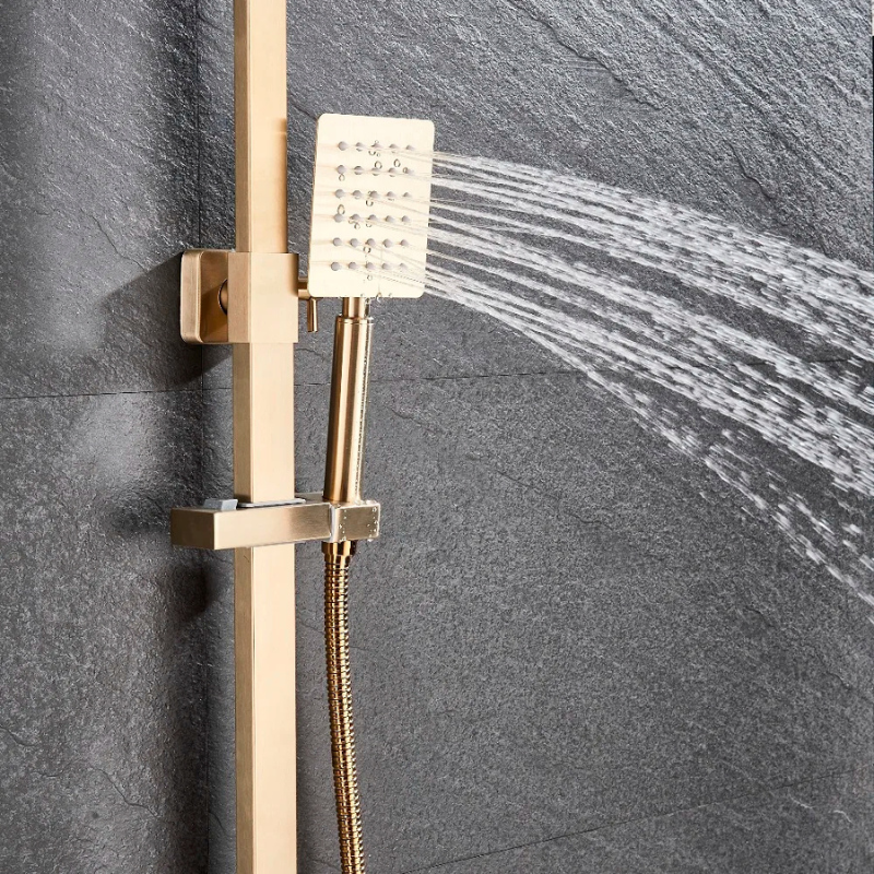 Colonne de douche pour baignoire pommeau pluie