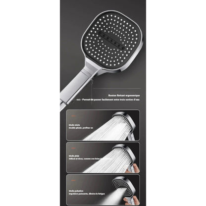 Pommeau de douche filtrant large