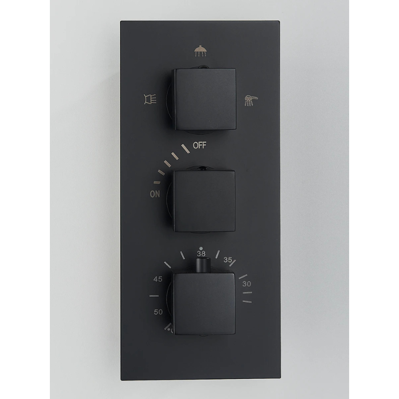 Colonne de douche thermostatique murale