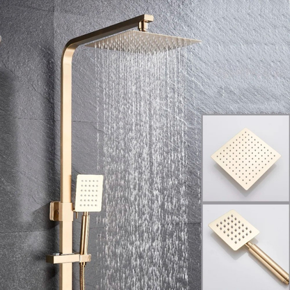 Colonne de douche pour baignoire pommeau pluie