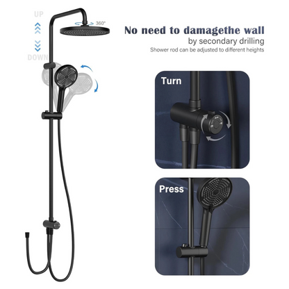 Colonne de douche design sans mitigeur