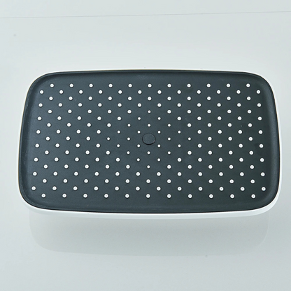 Colonne de douche blanche avec rangement