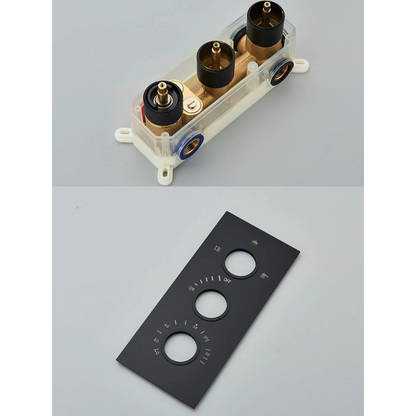 Colonne de douche thermostatique murale