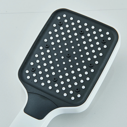 Colonne de douche blanche avec rangement