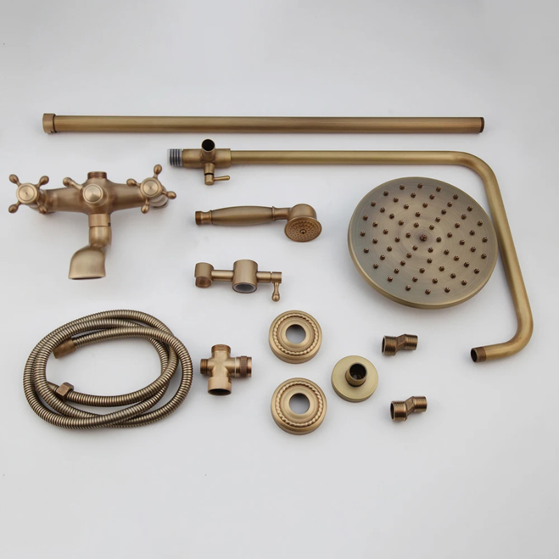 Colonne de douche rétro antique