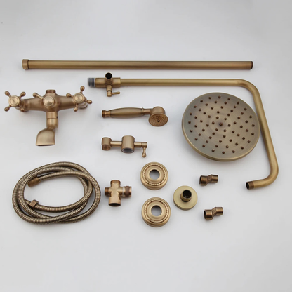 Colonne de douche rétro antique