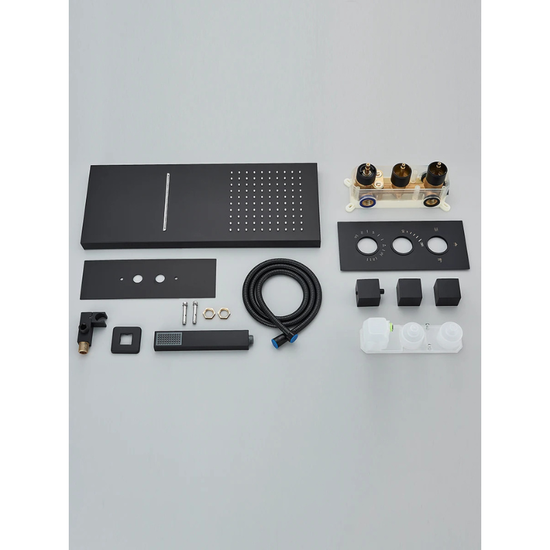 Colonne de douche thermostatique murale