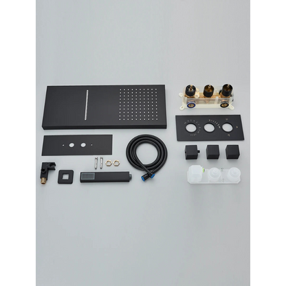 Colonne de douche thermostatique murale