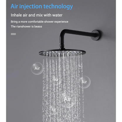 Colonne de douche encastrable style pluie